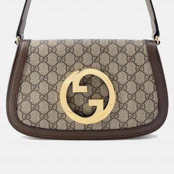 Gucci Blondie Gg Supreme Shoulder Bag Beige/Brown
