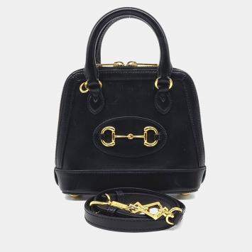 Pre Owned Gucci Horsebit 1955 Mini Top Handle Bag