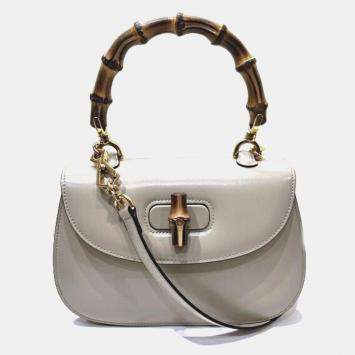 Pre Owned Gucci Bamboo 1947 Small Top Handbag
