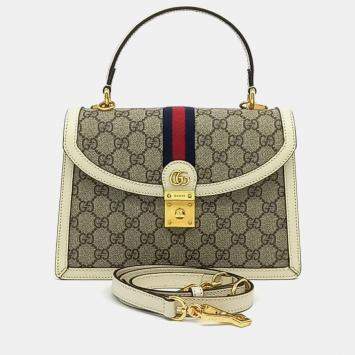 Pre Owned   Gucci Ophidia Top Handle Bag