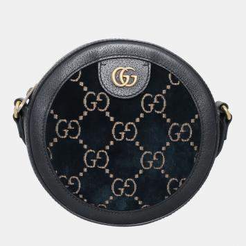 Pre Owned Gucci Ophidia Round Bag