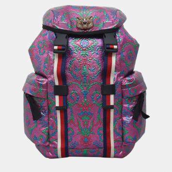 Pre Owned GG Multicolor Brocade Backpack