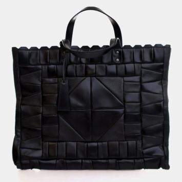 Pre Owned Gucci Calfskin Patchwork Tote