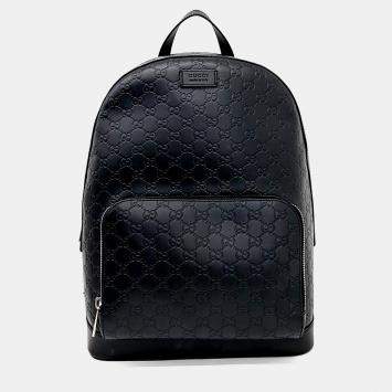 مملوكة مسبقًا Gucci Black Leather Cimaline Backpack