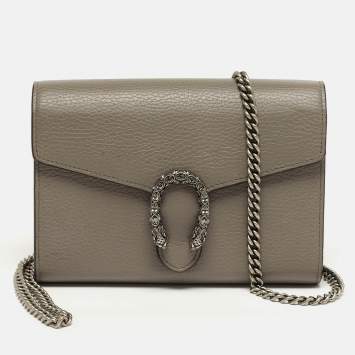 مملوكة مسبقًا محفظة غوتشي ديونيسيوس سلسلة جلد أخضر