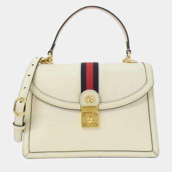 Pre Owned Gucci Ophidia Leather Handbag