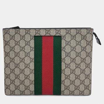 مملوكة مسبقًا حقيبة غوتشي ويب GG سوبرم بيج PVC