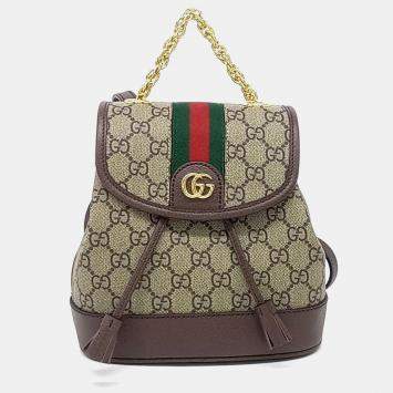 مملوكة مسبقًا حقيبة ظهر ميني غوتشي أوفيديا بيج بني بي في سي