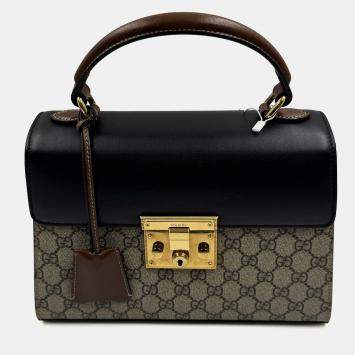 مملوكة مسبقًا Gucci Padlock Top Handle Bag