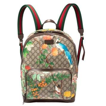 Pre Owned Gucci Multicolor Tian GG Supreme Canvas Day Backpack
