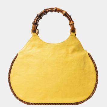 Pre Owned Gucci Bamboo Small Bag