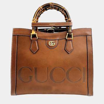 Pre Owned Gucci Diana tote and shoulder bag (655658)