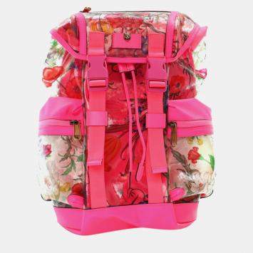 Gucci PVC Flora Techpack Backpack