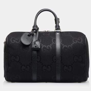 Pre Owned Gucci Small Jumbo GG Canvas Duffle Bag
