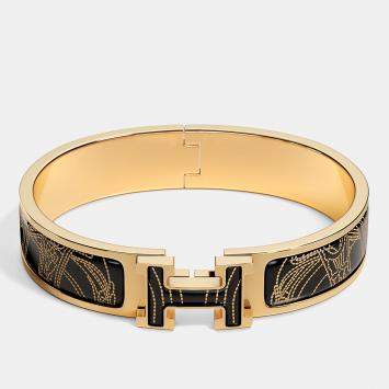 Hermes Brides de Gala Applique Pique Clic H Bracelet 