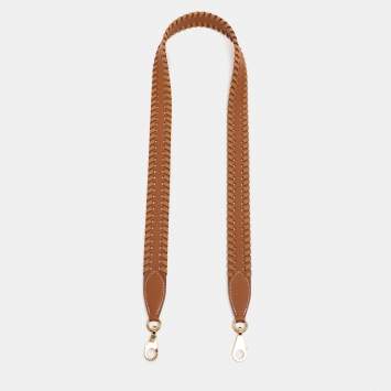 Pre Owned Hermès Gold/Sésame Epsome Leather Tressage Bag Strap