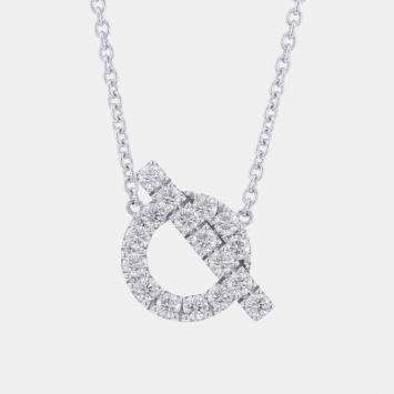 مملوكة مسبقًا Hermes Pendant Inesse 00 18K White Gold