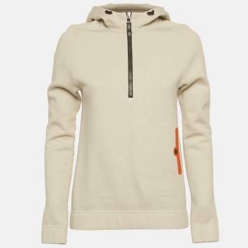 مملوكة مسبقًا Hermes Gris Carrière Cotton Fit Sweatshirt S