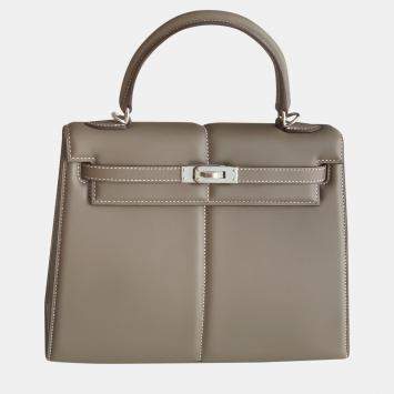 Hermes Leather Padded Kelly 25 Handbag