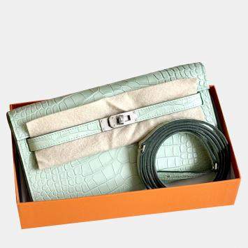 Hermes Alligator Kelly To Go Wallet