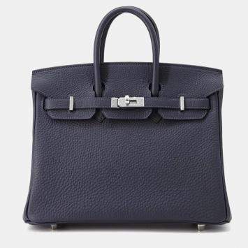 Hermès Blue Nuit Togo Leather Birkin 25