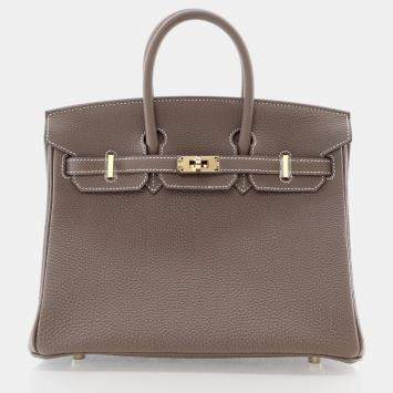 Hermes  Birkin 25 Etoupe Togo  Bag
