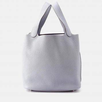 Pre Owned Hermes Picotin Lock 22 Taurillon Clemence Leather Bag
