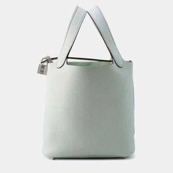 مملوكة مسبقًا حقيبة هيرمس بيكوتين لوك بلو بايل توريلون كليمونس حجم بي أم