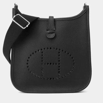 Pre Owned Hermes Evelyne3 Black Taurillon Clemence Size 23