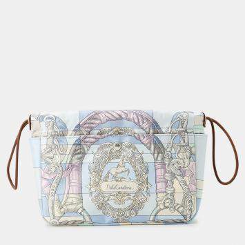 Pre Owned Hermes Fourbi Della Cavalleria Multicolor Silk100% Size 20