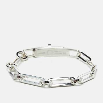 Hermes Kelly Chaine Sterling Silver 925 Bracelet