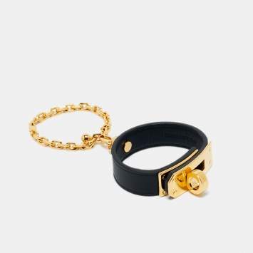 Pre Owned Hermès Kelly Leather Gold Plated Glove Clip