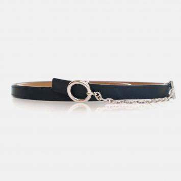 Pre Owned Hermes Vert Cypres Green Brown Epsom Swift Leather Belt