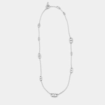 Pre Owned Hermès Farandole Sterling Sil;ver  Necklace