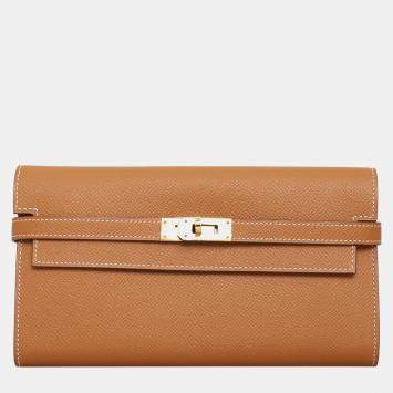Pre Owned Hermes Epsom Kelly Longue Wallet
