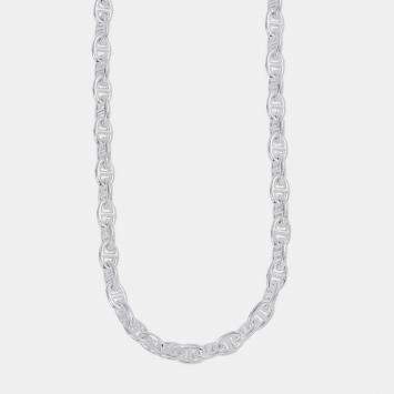 Pre Owned Hermes Chaine D'Ancre Necklace Pm 43 Links Size Pm Sv925