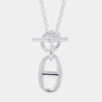 Pre Owned Hermes Chaine D'Ancre Amulette Necklace Sv925