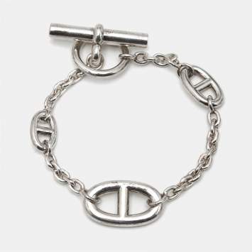 Pre Owned Hermès Farandole Sterling Silver Bracelet