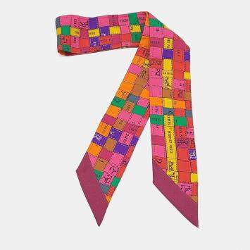مملوكة مسبقًا Hermes Multicolor twilly scarf
