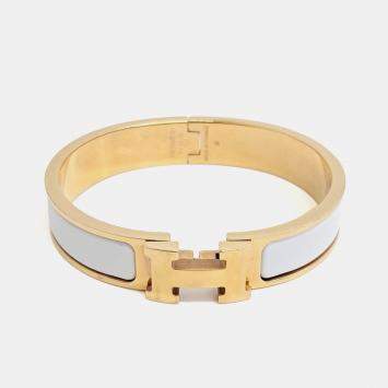 Pre Owned Hermes Gold Tone Clickash