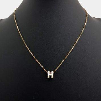 Pre Owned Hermes Pop H Mini Necklace