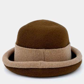 مملوكة مسبقًا Hermes Beige Brown Felt Hat