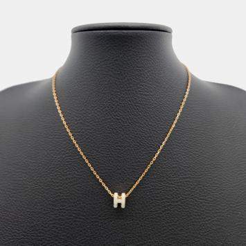 Pre Owned Hermes Pop H Mini Necklace