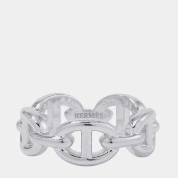 مملوكة مسبقًا خاتم هيرمس شين دانك أنشين مقاس صغير 52/#12 Sv925