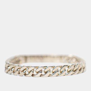 Pre Owned سوار هيرميس كيلي غورميت فضي ستيرلينغ حجم صغير جدا