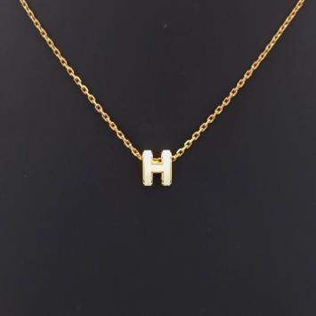 مملوكة مسبقًا Hermes Pop H Mini Necklace