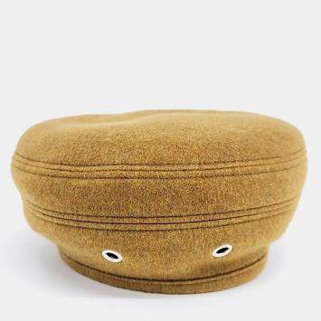 Pre Owned Hermes Cashmere Brown Beret
