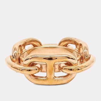 Pre Owned Hermes Gold Scarf Ring