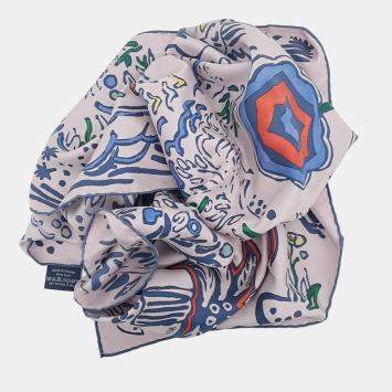 مملوكة مسبقًا Hermes Multicolor Silk Scarf