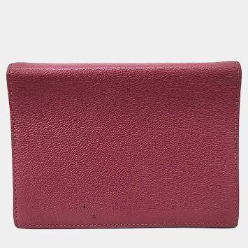 Pre Owned Hermes Leather Red Diary Cover (P)